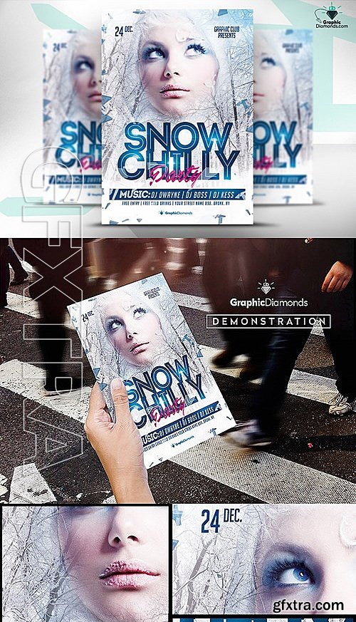 CM - Snow Chilly Party Flyer 475945