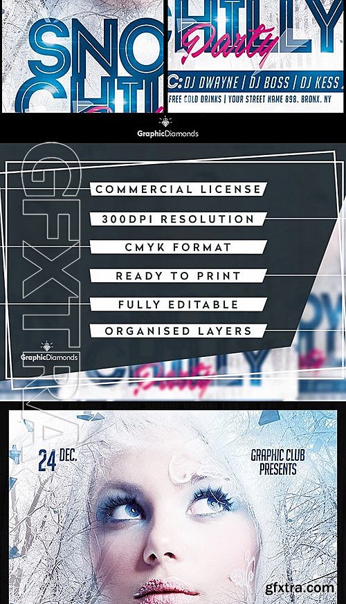 CM - Snow Chilly Party Flyer 475945