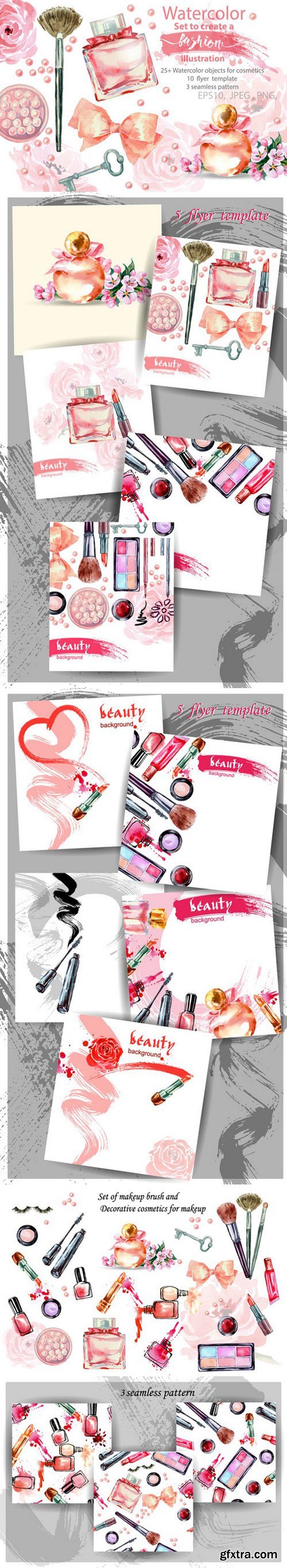 CM - Watercolor Set to create a fashion i 476059