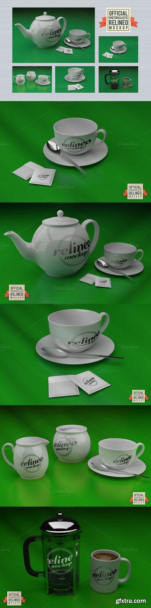 CM - Tea Accesories Mock-up Pack 476170