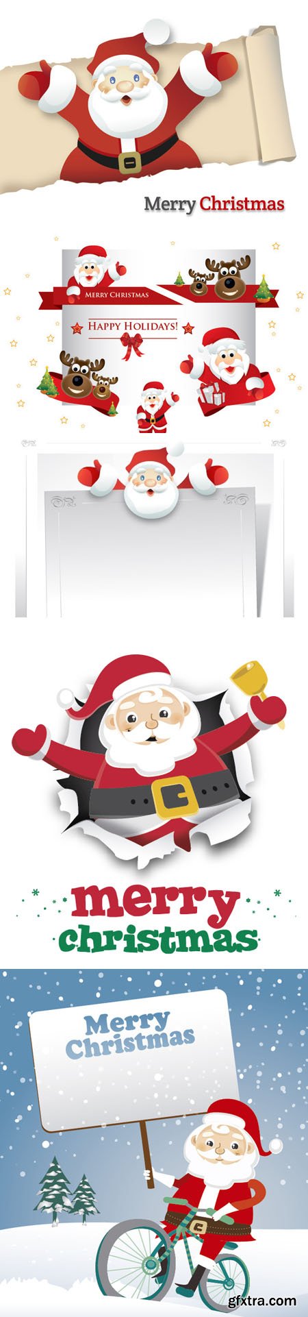 Santa Claus Vector Collection