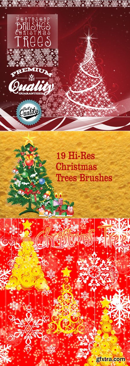 Christmas Tree Photoshop Brushes