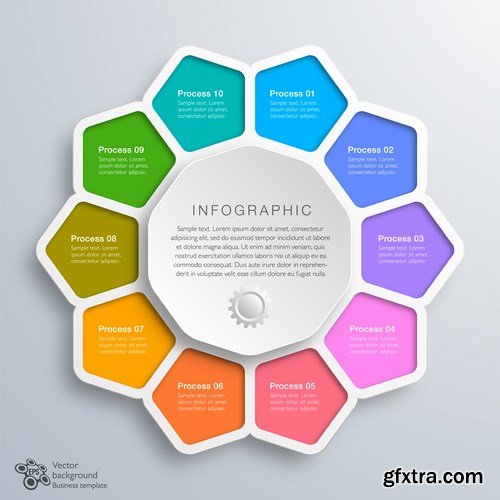 Infographics Design 16 - 25 EPS