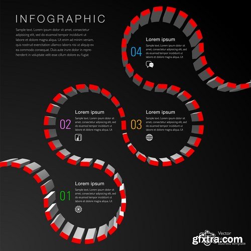 Infographics Design 17 - 25 EPS
