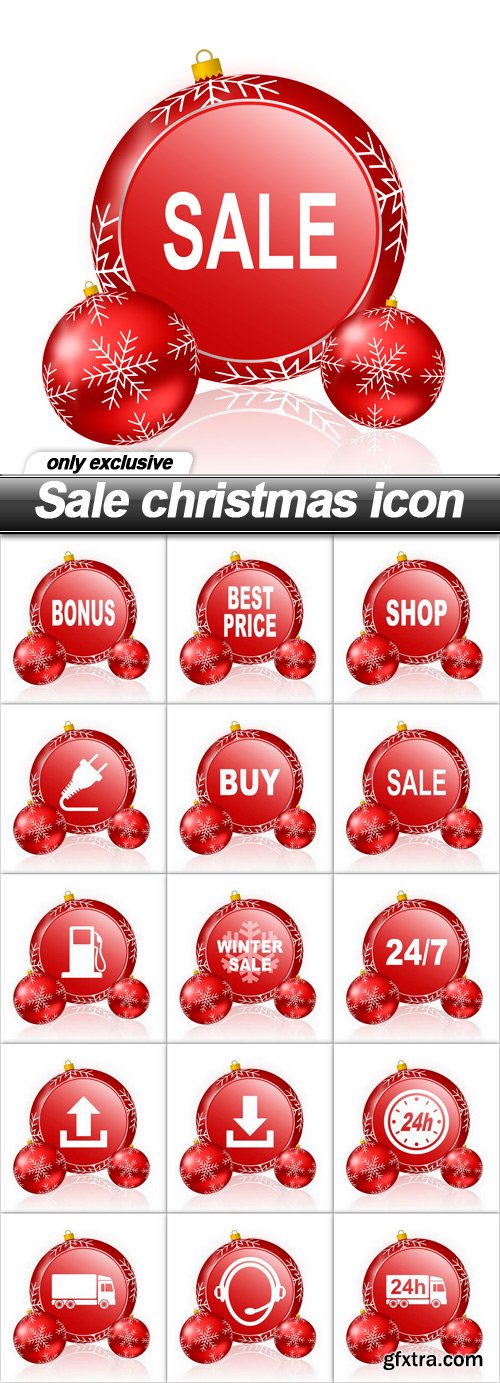 Sale christmas icon - 15 UHQ JPEG