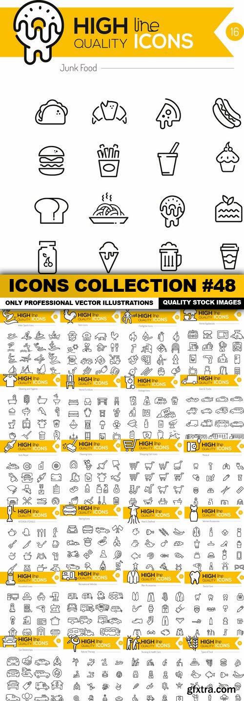 Icons Collection #48 - 25 Vector