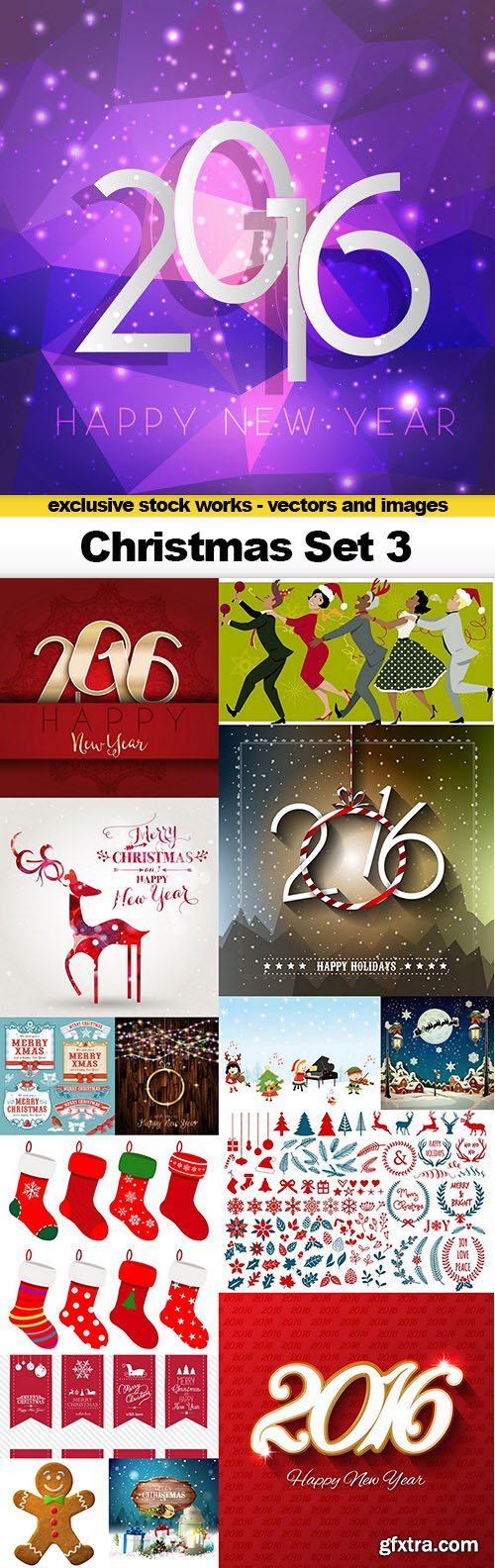 Christmas Set  3 - 15xEPS