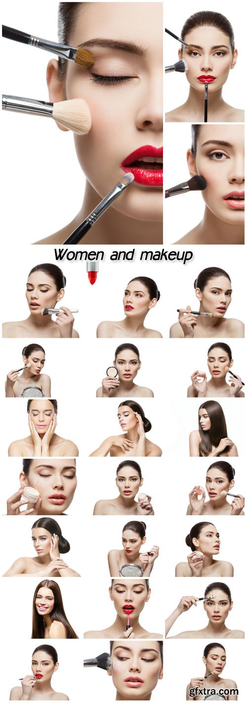 Women and makeup