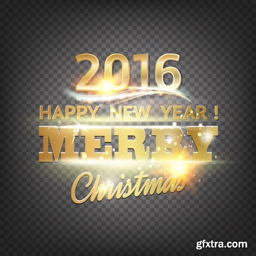 Merry Christmas and New Year 16 - 25xEPS