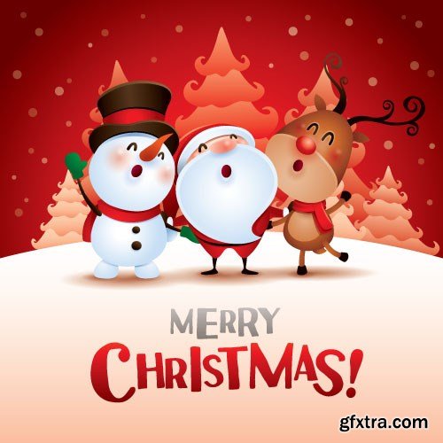 Merry Christmas and New Year 16 - 25xEPS