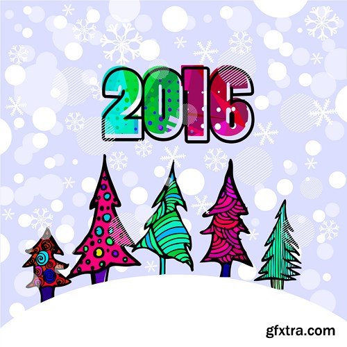 Merry Christmas and New Year 17 - 15xEPS