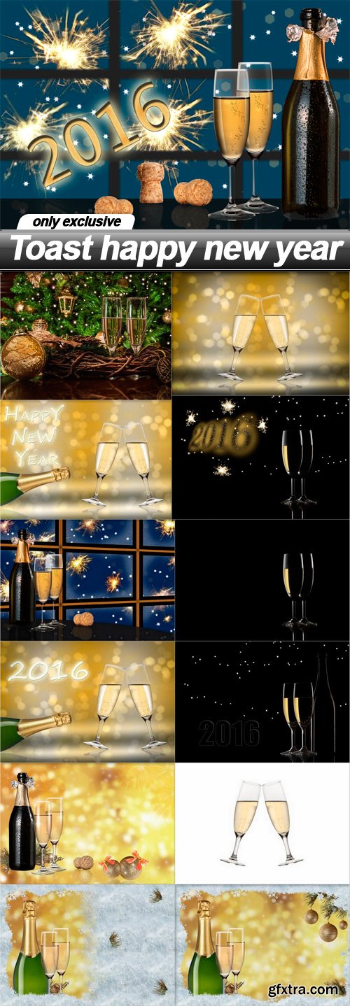 Toast happy new year - 13 UHQ JPEG