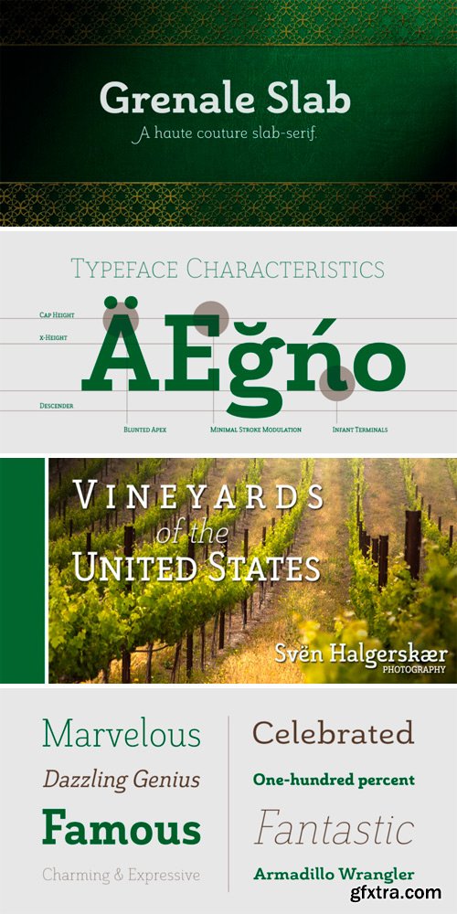 Grenale Slab Font Family