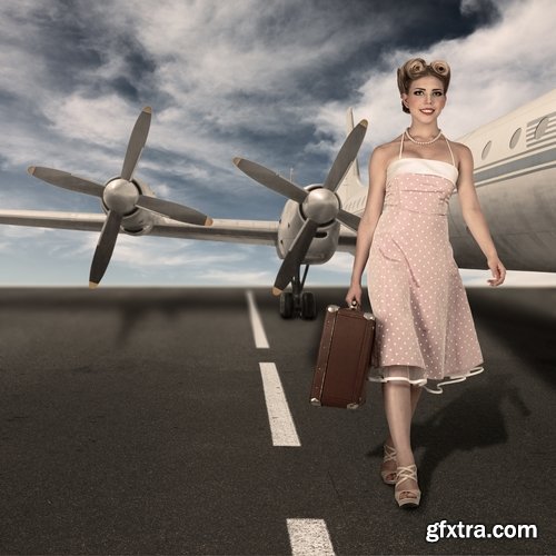 Collection stewardess girl woman in uniform 25 HQ Jpeg