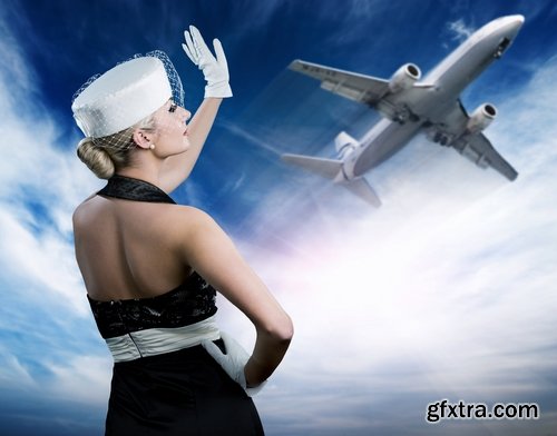 Collection stewardess girl woman in uniform 25 HQ Jpeg