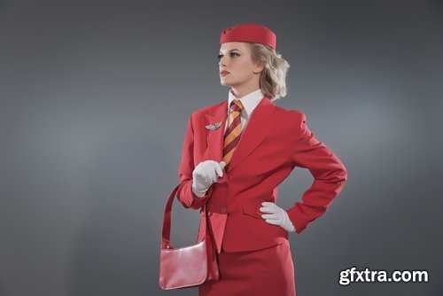 Collection stewardess girl woman in uniform 25 HQ Jpeg