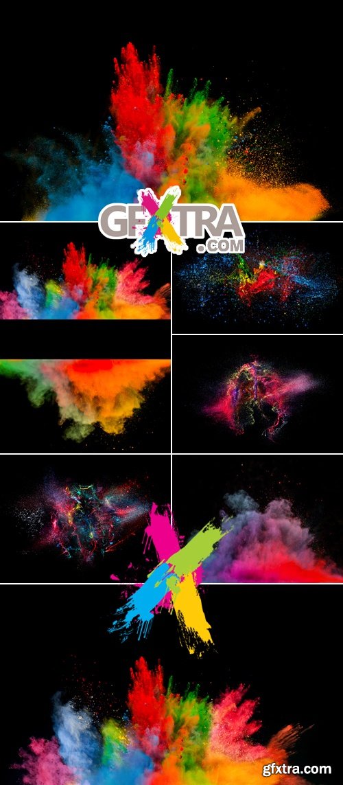 Stock Photo - Color Explosion Backgrounds