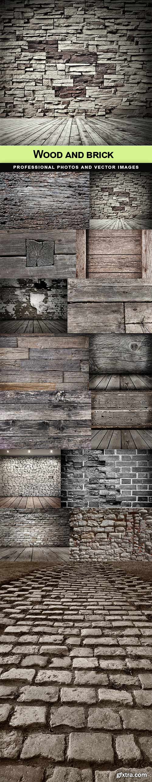 Wood and brick