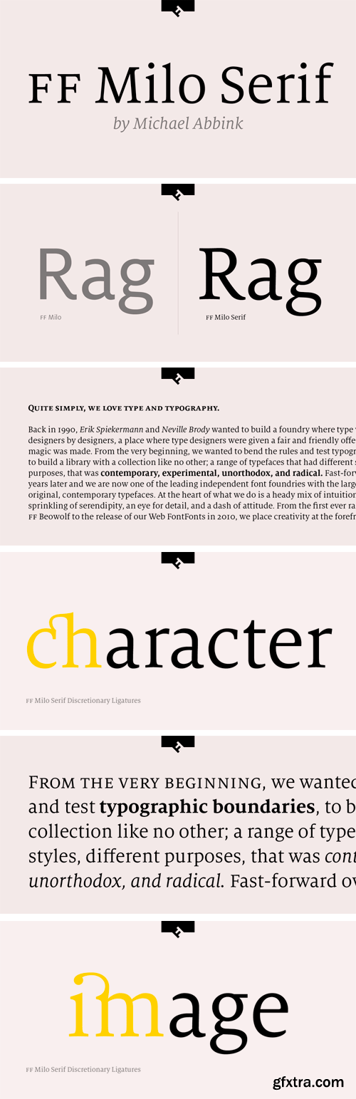 FF Milo Serif Font Family