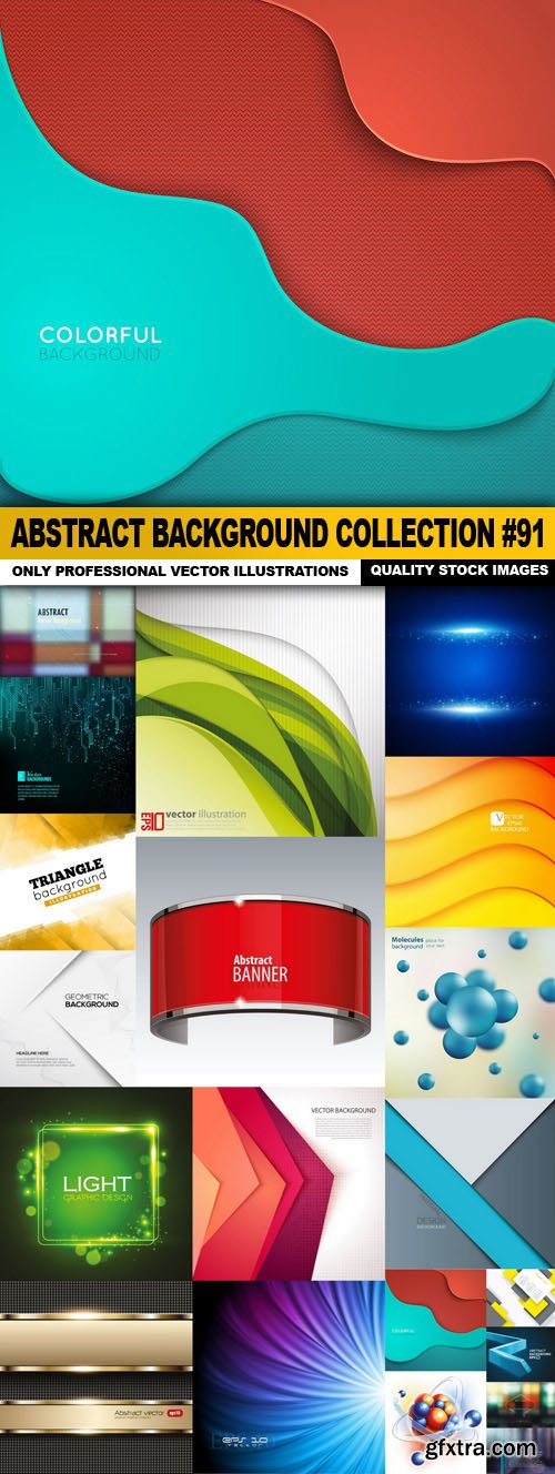 Abstract Background Collection #91 - 20 Vector