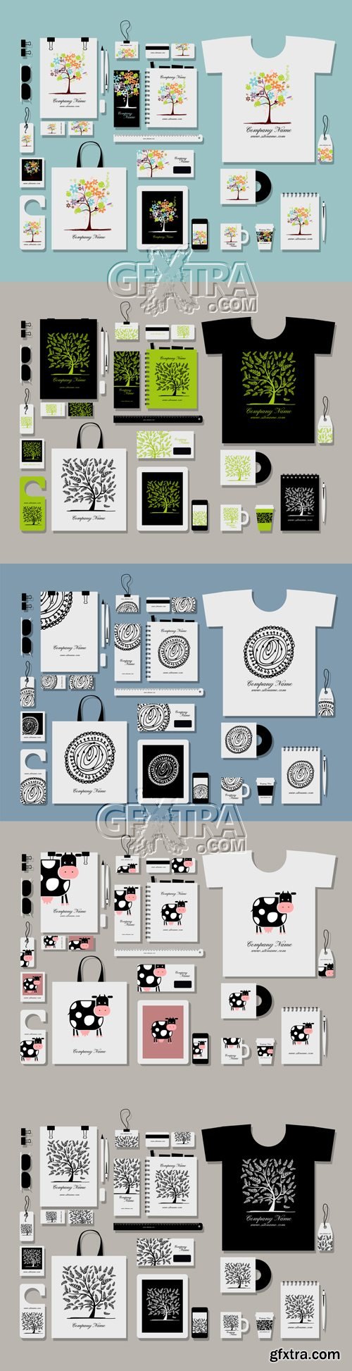 Corporate Identity Templates Vector 7