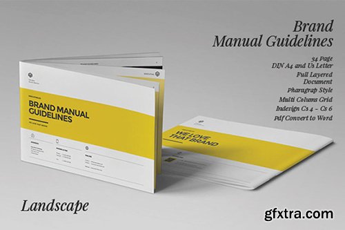 CreativeMarket Brand Manual Landscape 478126