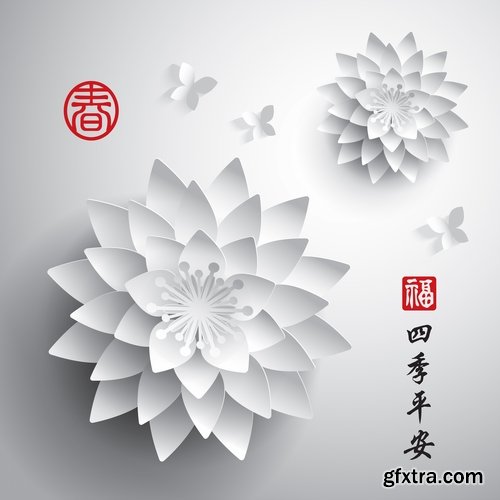 Collection of vector image lotus flower meditation a background flyer banner 25 EPS