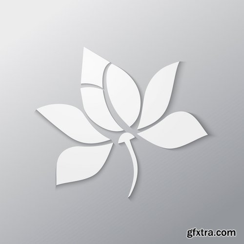 Collection of vector image lotus flower meditation a background flyer banner 25 EPS