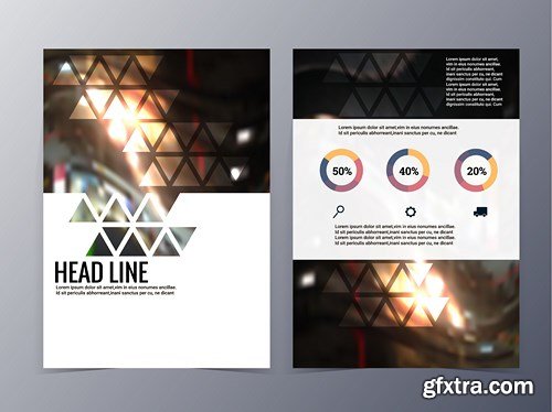 Abstract  Brochure & Design Template - 17xEPS