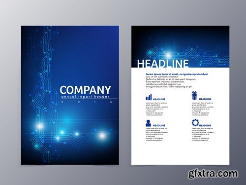 Abstract  Brochure & Design Template - 17xEPS