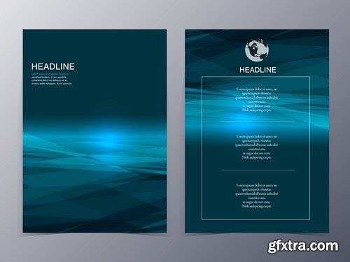 Abstract  Brochure & Design Template - 17xEPS