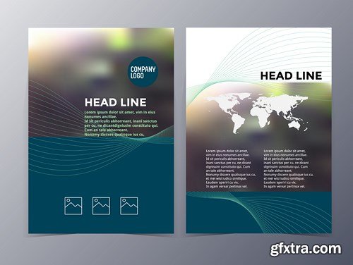 Abstract  Brochure & Design Template - 17xEPS