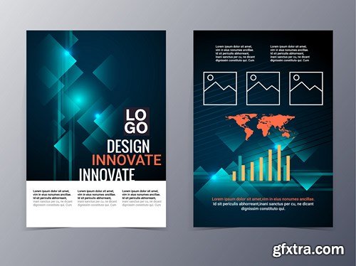 Abstract  Brochure & Design Template - 17xEPS