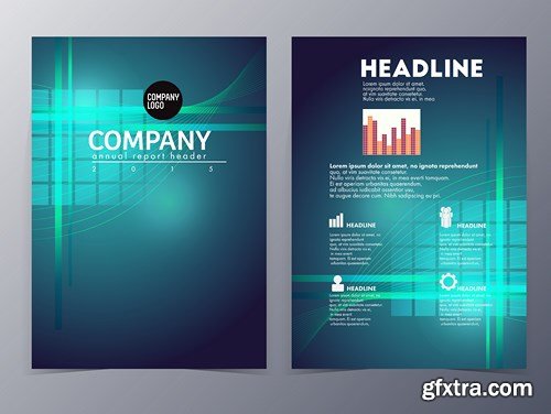 Abstract  Brochure & Design Template - 17xEPS