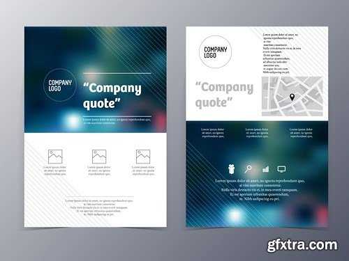 Abstract  Brochure & Design Template - 17xEPS