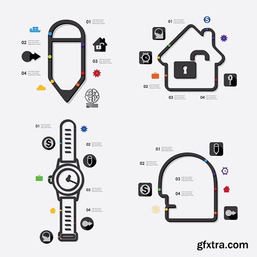 Infographics Business Concept - 8xEPS