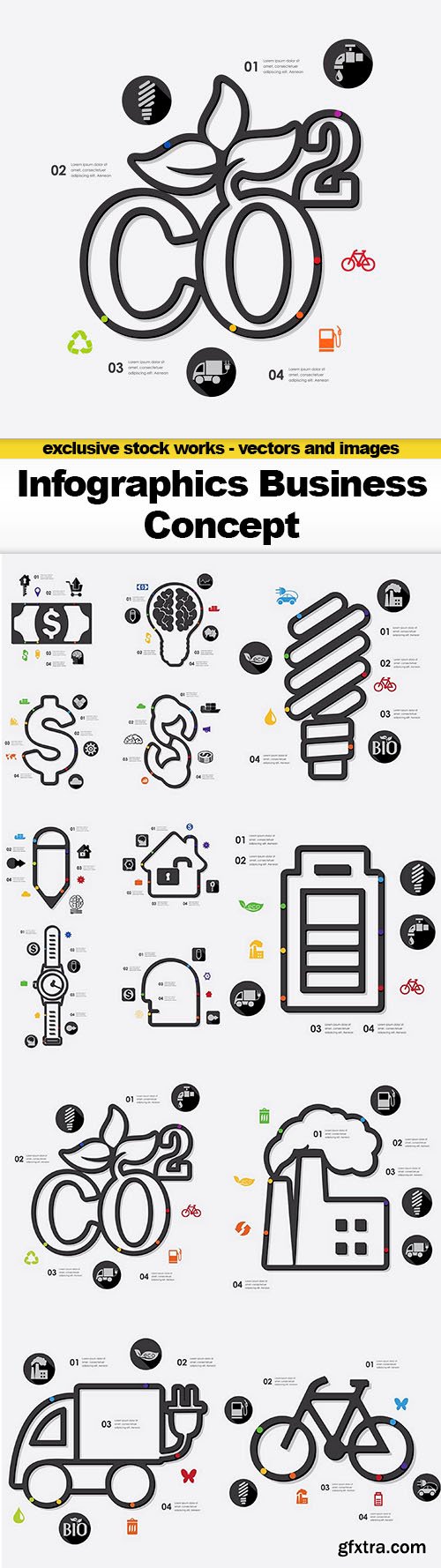 Infographics Business Concept - 8xEPS