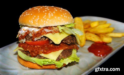 Big burger, 15 x UHQ JPEG