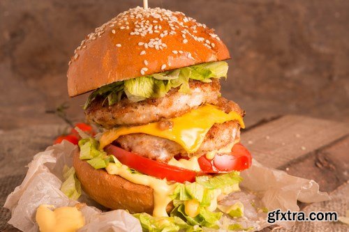 Big burger, 15 x UHQ JPEG