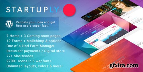 ThemeForest - Startuply v2.0 - Multi-Purpose Startup Theme - 9055667