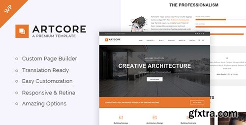 ThemeForest - Artcore v1.2 - Building Architecture WordPress Theme - 13024563