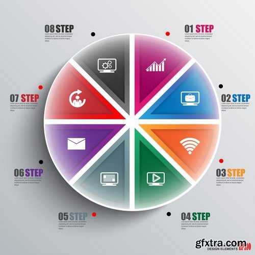 Infographics Design 22 - 25 EPS