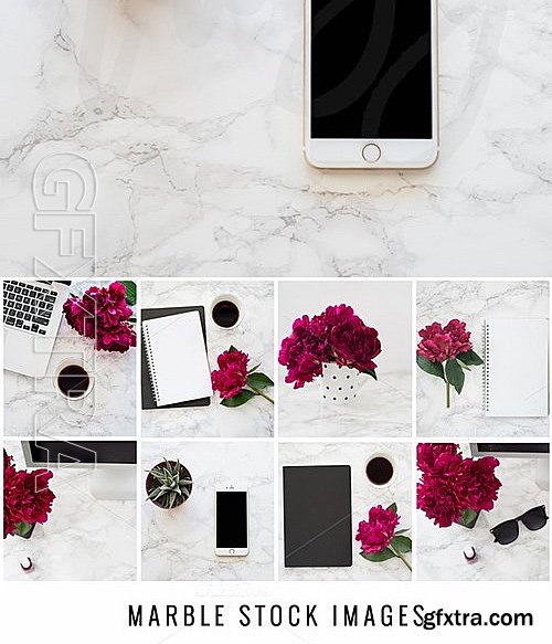 CM - Marble stock images Bundle of 8 478116