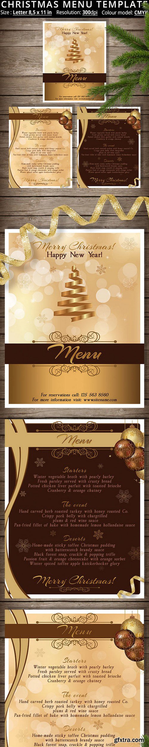 CM - Christmas Menu Template 427107