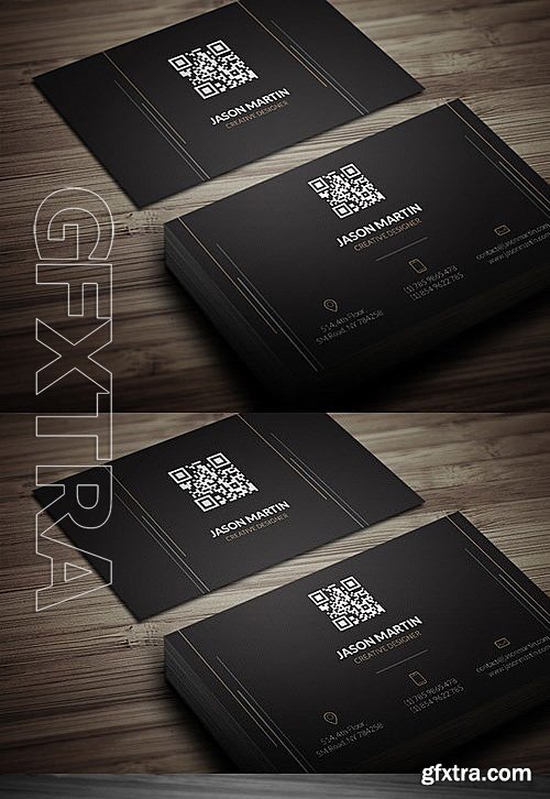 CM - Creative Dark Business Card 478858