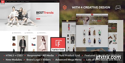 ThemeForest - Fashion Feast v1.0 - Magento Responsive Theme - 11813160