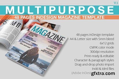 CreativeMarket Multipurpose Magazine 3 Template 478814