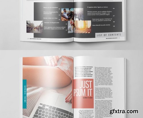 CreativeMarket Multipurpose Magazine 3 Template 478814