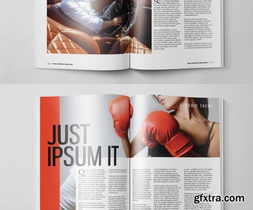 CreativeMarket Multipurpose Magazine 3 Template 478814