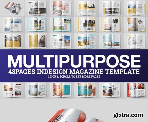 CreativeMarket Multipurpose Magazine 3 Template 478814